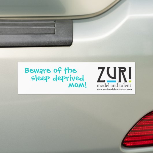 Zuri Mam Bumpersticker (Op auto)