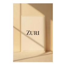 Zuri Moderne Naam Muurkunst – Minimalistische Post