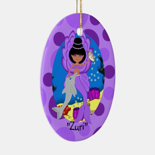 Zuri Paarse Merfaery Ornament (Rechts)