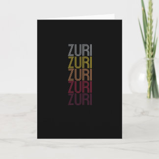 Zuri Persoonlijke Voornaam Achternaam  Kaart