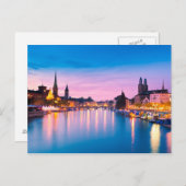 Zürich 003A Briefkaart (Voorkant / Achterkant)