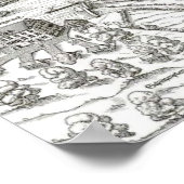 Zürich - 1576 Josua Murer, 1576 Poster (Hoek)