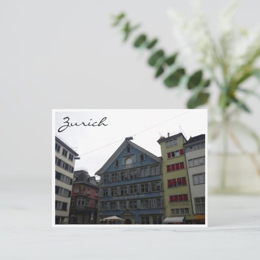 zürich-architectuur briefkaart (Staand voorkant)