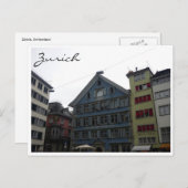 zürich-architectuur briefkaart (Voorkant / Achterkant)