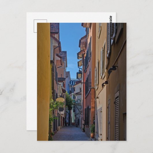 Zurich Backstreet Briefkaart (Voorkant / Achterkant)