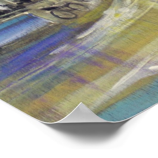 Zurich Bahnhofstrasse Poster (Hoek)