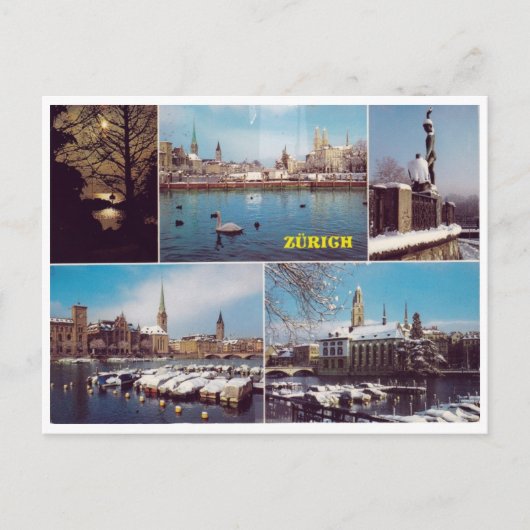 Zürich - Briefkaart (Voorkant)