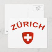 Zurich Briefkaart (Voorkant / Achterkant)