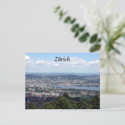 zürich briefkaart (Staand voorkant)