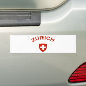 Zurich Bumpersticker (Op auto)