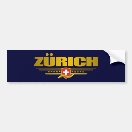 Zurich Bumpersticker (Voorkant)