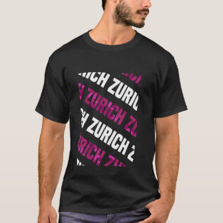Zürich Camo Patroon Roze Camouflage T-shirt