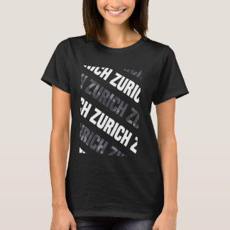 Zürich Camo Pattern Grey Camouflage T-shirt