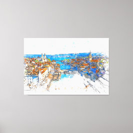 Zürich Canvas Afdruk