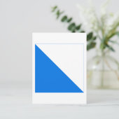 Zurich Flag Briefkaart (Staand voorkant)