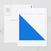 Zurich Flag Briefkaart (Voorkant / Achterkant)