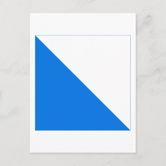 Zurich Flag Briefkaart (Voorkant)