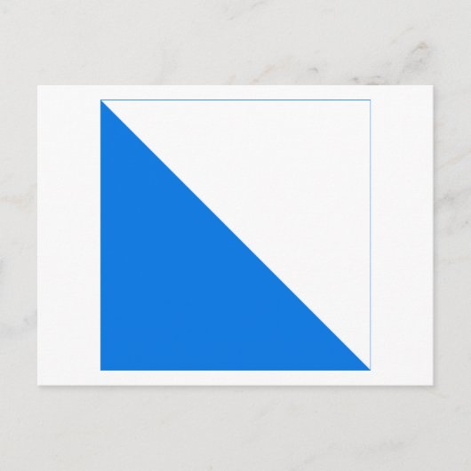 Zurich Flag Briefkaart (Voorkant)