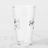 Zürich Flag in Heart, Zürich, Zwitserland Glas (Rechts)