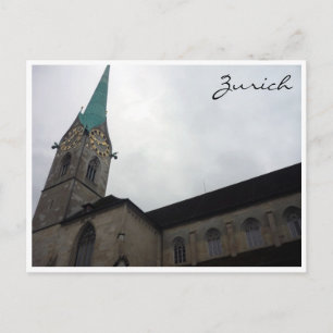 zürich fraumünster briefkaart
