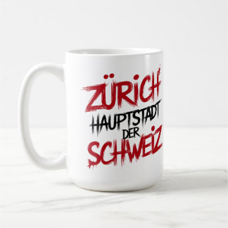 Zürich, Hauptstadt der Schweiz Koffiemok