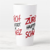 Zürich, Hauptstadt der Schweiz Latte Mok (Voorkant)