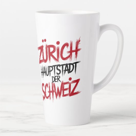 Zürich, Hauptstadt der Schweiz Latte Mok (Rechts)