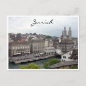 zurich limmat briefkaart (Voorkant)