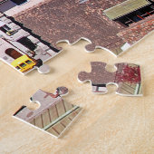 Zürich. Panorama uit de Grossmunster Tower. Legpuzzel (Zijkant)