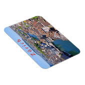 Zürich. Panorama van de Grossmunster Tower. Magneet (Rechterzijde)