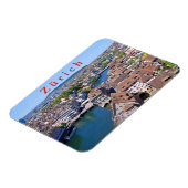 Zürich. Panorama van de Grossmunster Tower. Magneet (Linkerzijde)