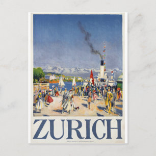 Zurich Port, Zwitserland Briefkaart