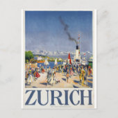 Zurich Port, Zwitserland Briefkaart (Voorkant)