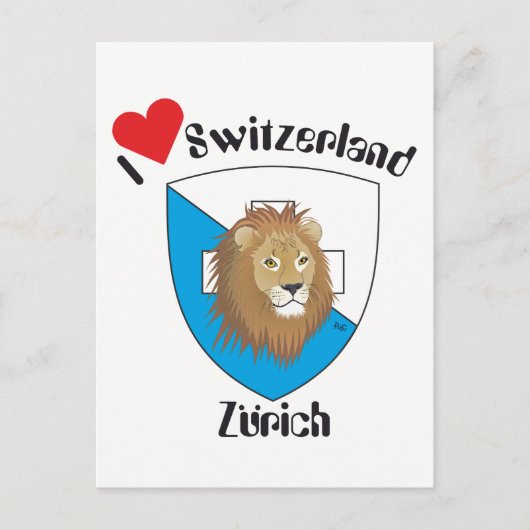 Zürich Schweiz Postkarte Briefkaart (Voorkant)