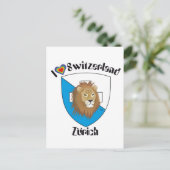 Zürich Schweiz Postkarte Briefkaart (Staand voorkant)