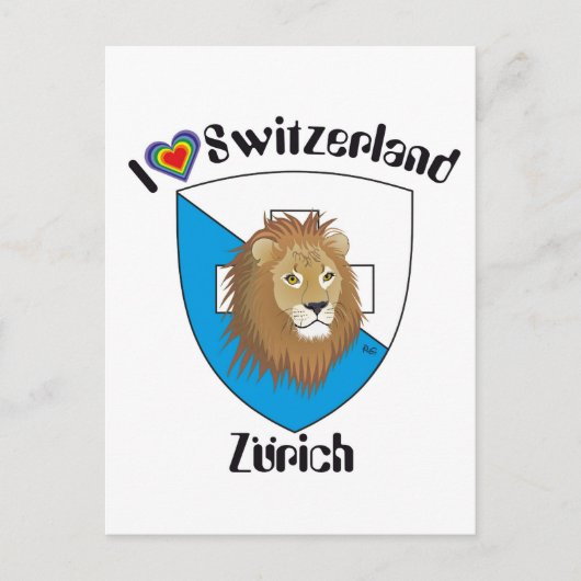 Zürich Schweiz Postkarte Briefkaart (Voorkant)