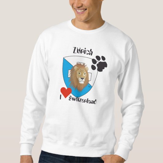Zürich - Schweiz - Suisse - Svizzera Sweat-Shirt Trui (Voorkant)
