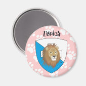 Zürich Schweiz Zwitserland Magnet (Voorkant / Achterkant)