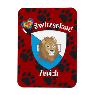 Zürich Schweiz Zwitserland Magnet Magneet