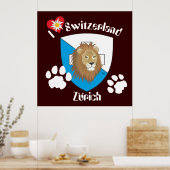 Zürich Schweiz Zwitserland Poster (Keuken)