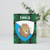 Zürich Schweiz Zwitserland Postkarte Briefkaart (Staand voorkant)