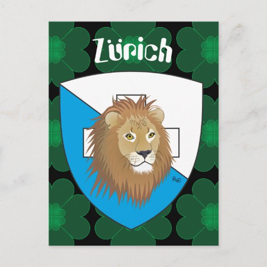 Zürich Schweiz Zwitserland Postkarte Briefkaart (Voorkant)