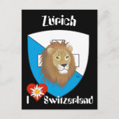 Zürich Schweiz Zwitserland Postkarte Briefkaart (Voorkant)
