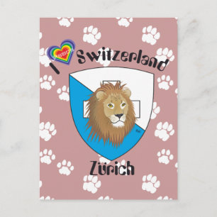 Zürich Schweiz Zwitserland Postkarte Briefkaart