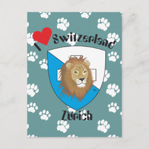 Zürich Schweiz Zwitserland Postkarte Briefkaart