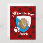 Zürich Schweiz Zwitserland Postkarte Briefkaart (Voorkant / Achterkant)