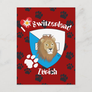 Zürich Schweiz Zwitserland Postkarte Briefkaart