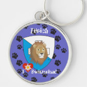 Zürich Schweiz Zwitserland Schlüsselanhänger Sleutelhanger (Voorkant)