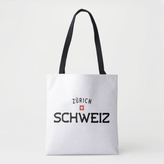 Zurich Schweiz (Zwitserland) Tote Bag (Voorkant)