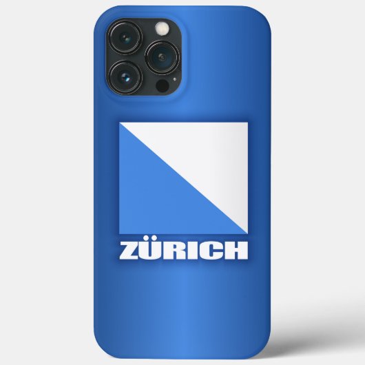 Zürich-Shirten Case-Mate iPhone Case (Achterkant)